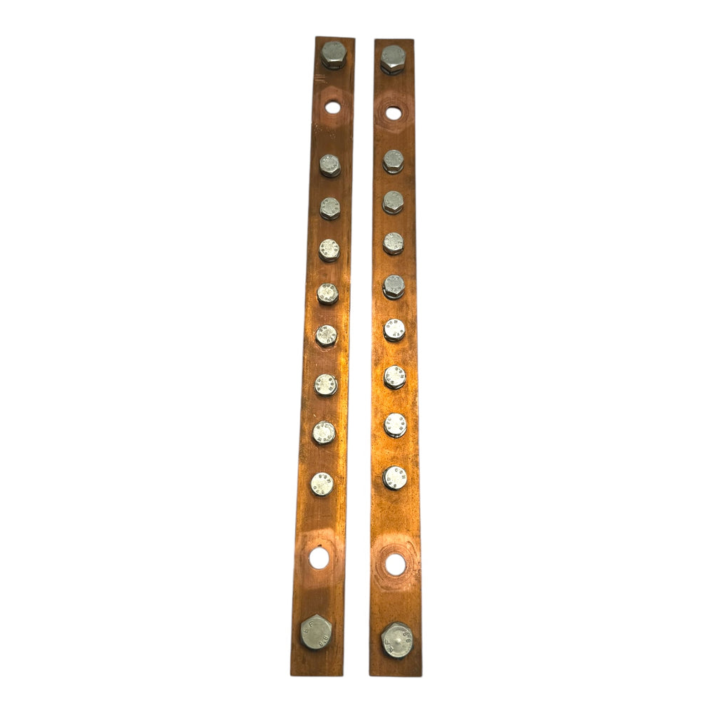 2x Kupferschiene Sammelschiene CU-Schiene Kupfer Stange Stromschiene 422x30x5mm