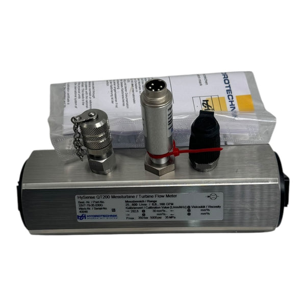 Hydrotechnik 33V7-79-35.030G HySense QT200 Messturbine Turbine Flow Meter 350bar