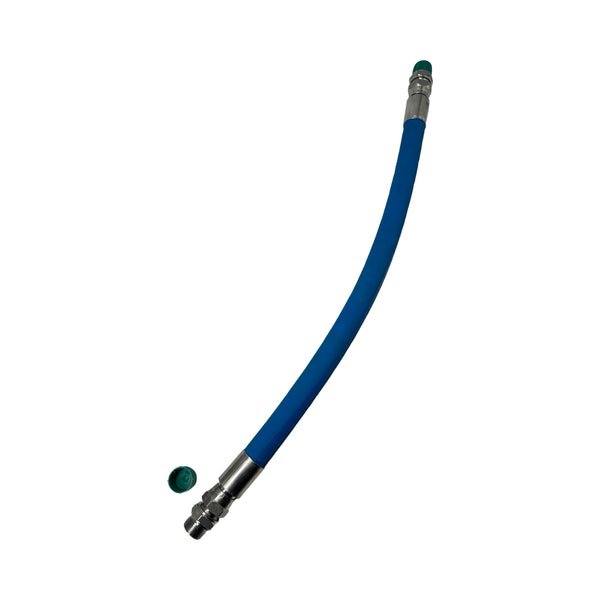 MS FR3TE-12 Edelstahl Hygieneschlauch DN19 71cm Industrieschlauch Blau