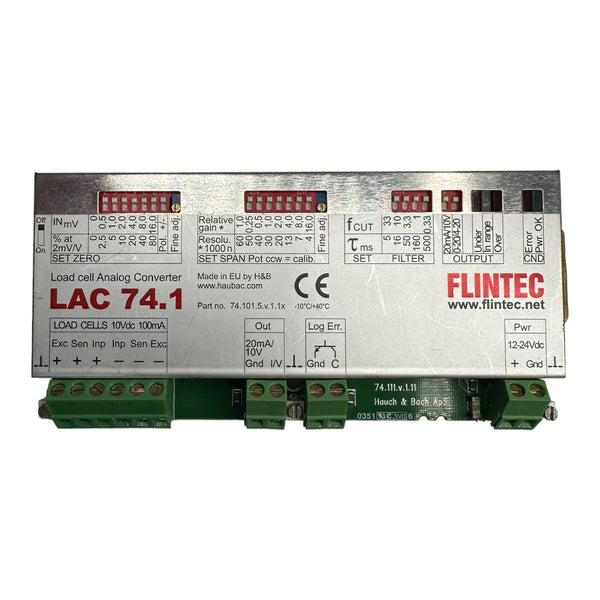 Flintec LAC 74.1 Universal DMS Verstärker Modul 4...20mA oder 0...10V