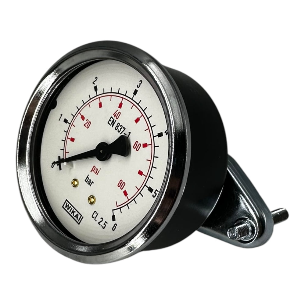 Wika Manometer 0–6 bar Ø63mm EN 837-1 CL2.5 G1/4B Druckmesser bar/psi neu