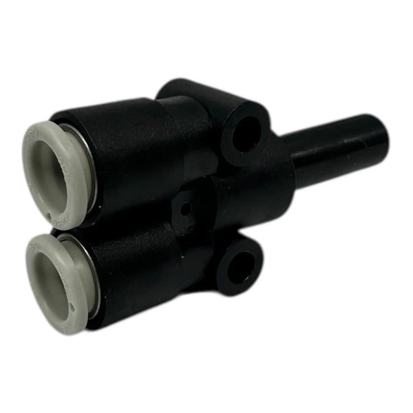 10x SMC KQ2U08-99A-X35 Pneumatik Y-Verbinder 8 mm Push-In Steckfitting