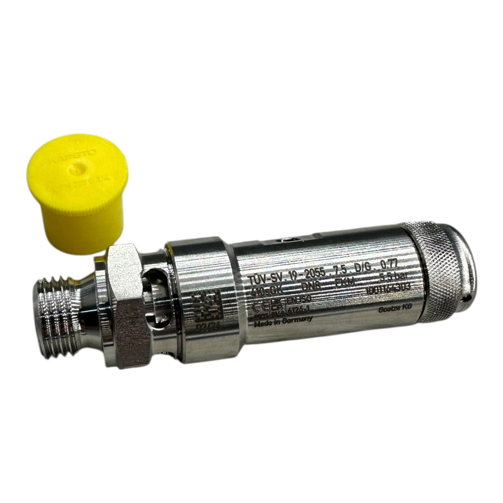 Goetze 410sGK DN8 Sicherheitsventil 5,5 bar FKM TÜV-SV 19-2055 1001164303 neu
