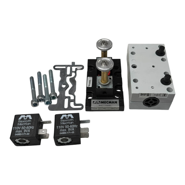 Rexroth 5812220300 5/2-Wegeventil Magnetventil 110V Mecman Ventilblock