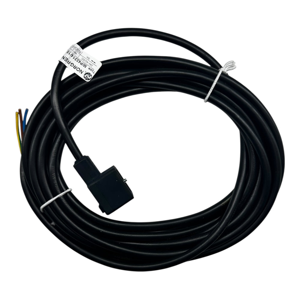 Norgren M/P43314/15 Ventilstecker mit Kabel 24V AC/DC 5m Anschlussleitung