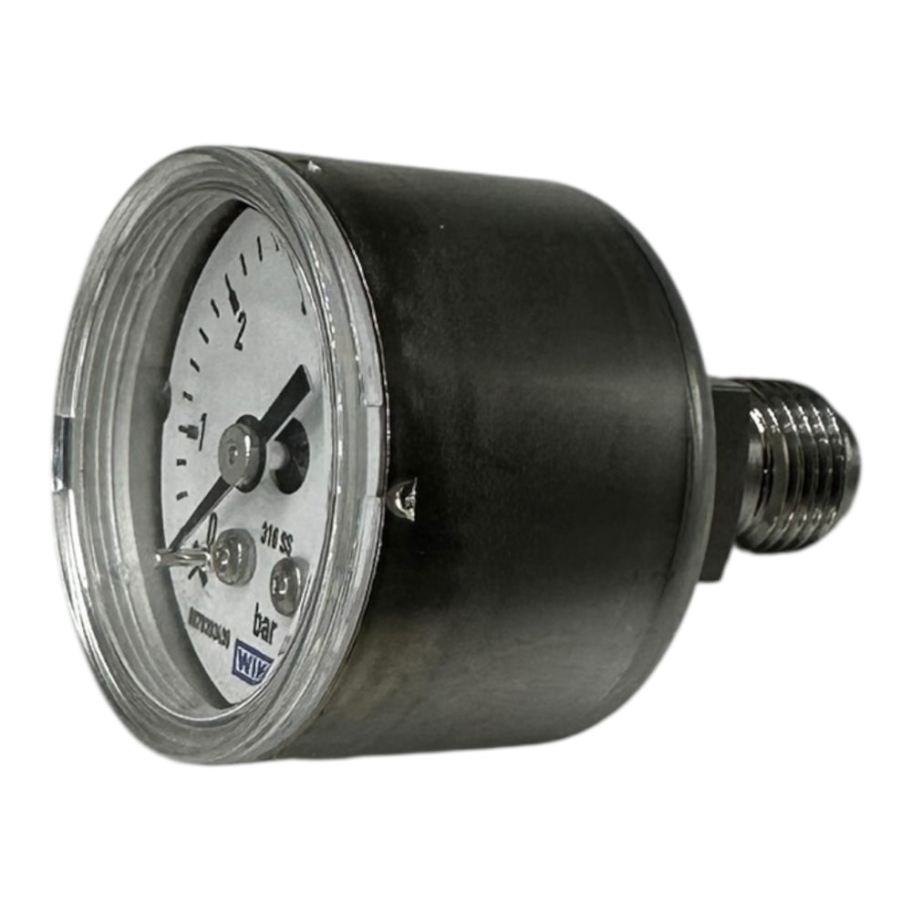 WIKA Manometer 0-6 bar Edelstahl 316 SS Druckmesser G1/4 Anschluss CL 2.5