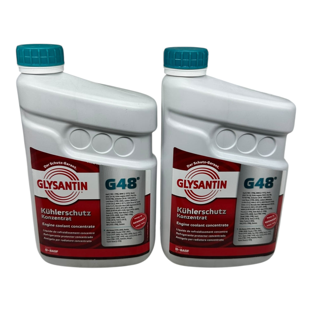 2x Original 1L BASF Glysantin G48® Frostschutzkonzentrat Kühlerfrostschutz Blau