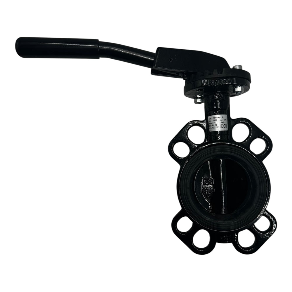 Absperrklappe FLN(W)-3 DN80 PN16 Handhebel Schieberventil Industrie CE0056