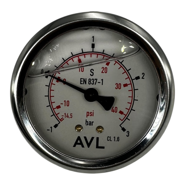 AVL Manometer 213.53.063 -1/+3 bar Vakuum Druckmesser EN837-1 Ø63mm neu
