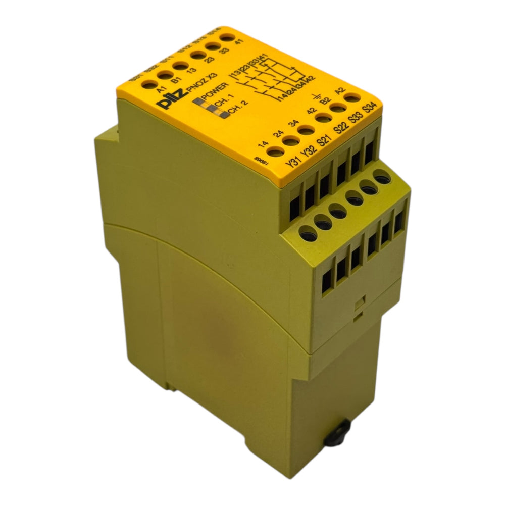 Pilz PNOZ X3 Sicherheitsrelais 774318 230VAC 24VDC 3no 1nc