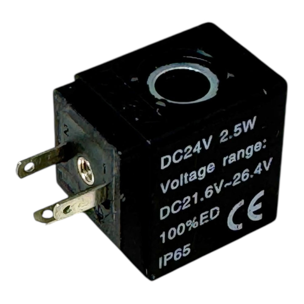 Magnetventil Spule CDA080B 24V DC 2,5W IP65 Elektromagnet Coil 21,6–26,4V