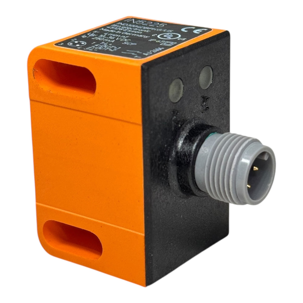 ifm IN5225 Induktiver Sensor M12 10–36 V DC 4 mm nf PNP IP67 Näherungsschalter