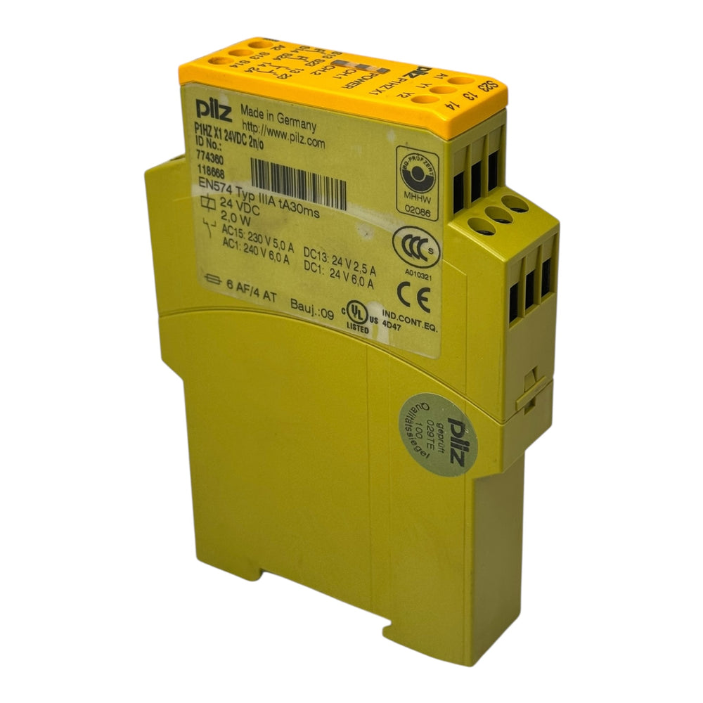 Pilz P1HZ X1 Sicherheitsrelais 24VDC 2n/o EN574 Typ IIIA 774306