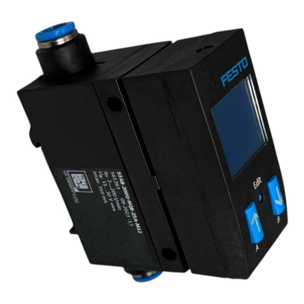 Festo SFAB-200U-HQ8-25A-M12 Durchflusssensor 565393 2–200 l/min 565393 Pneumatik