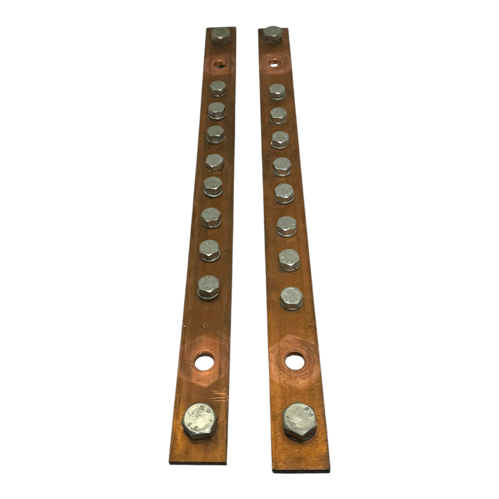 2x Kupferschiene Sammelschiene CU-Schiene Kupfer Stange Stromschiene 422x30x5mm