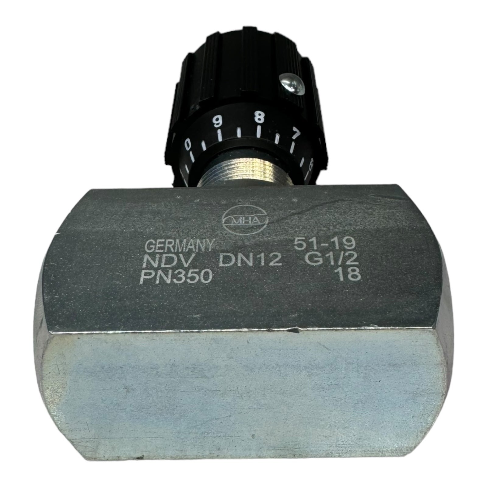 MHA Zentgraf PN350 51-19 NDV DN12 Nadelventil G1/2 350bar