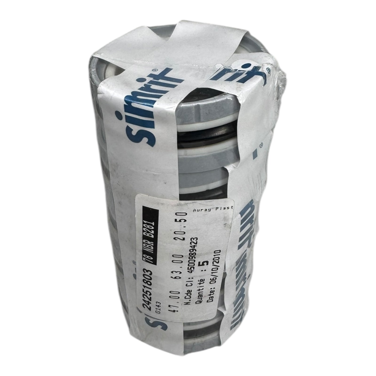 5x Simrit 24251803 4500989423 Hydraulik Kolbendichtung 63x47x20,5mm 80 NBR B281