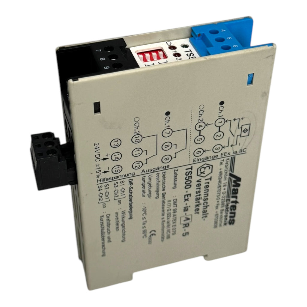 Martens TS500-Ex-ia-1R-5 Trennschaltverstärker 1-Kanal Relaisausgang 24VDC