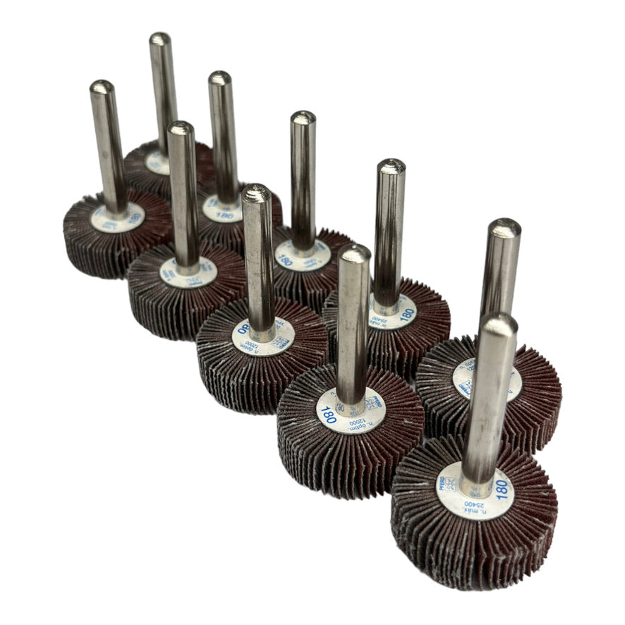 10x Pferd F3010/6A180 44402186 Fächerschleifer Schleifer 30x10x6mm