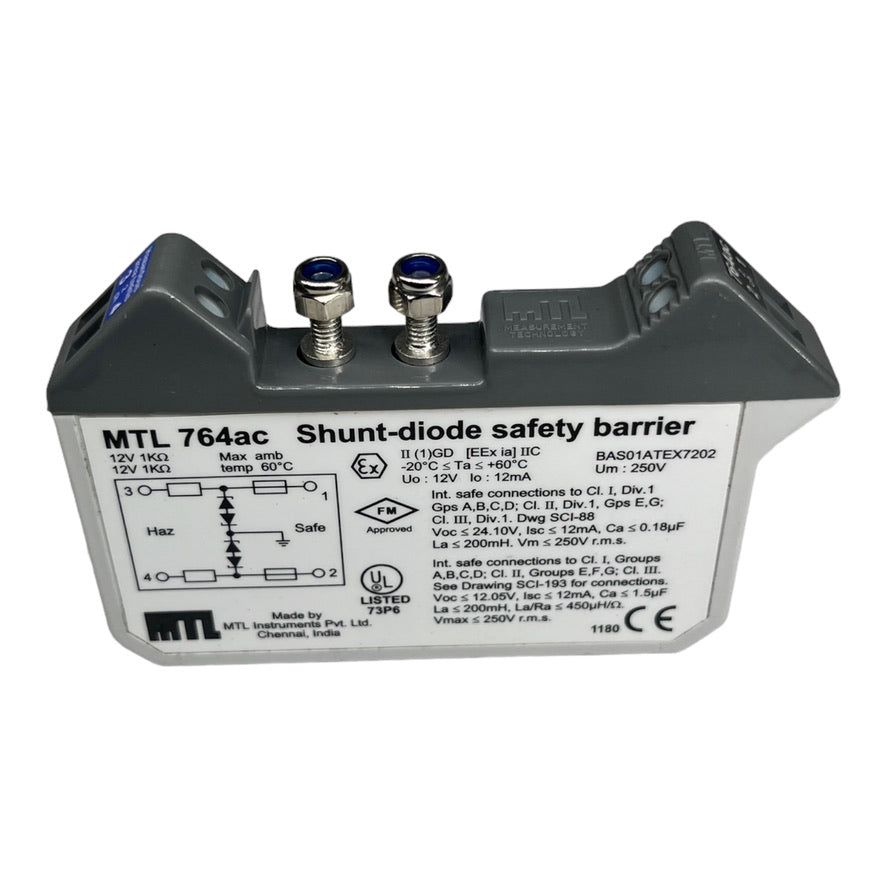 MTL764AC 764AC SHUNTDIODE SAFETY BARRIER Sicherheitsbarriere 12V -20°C...+60°C