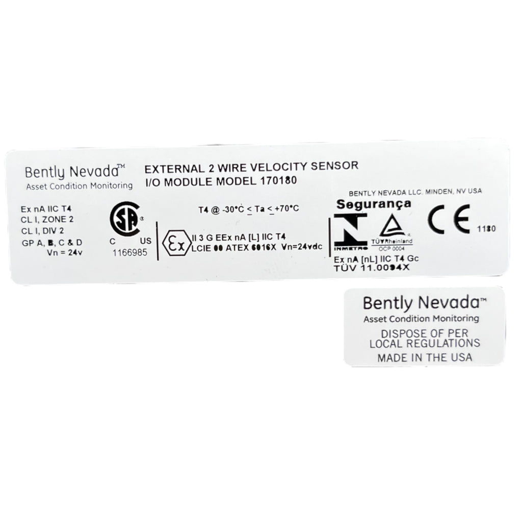 Bently Nevada 170180-02-00 170180 Externer Modul-Wandler 2-Draht-Schnittstelle