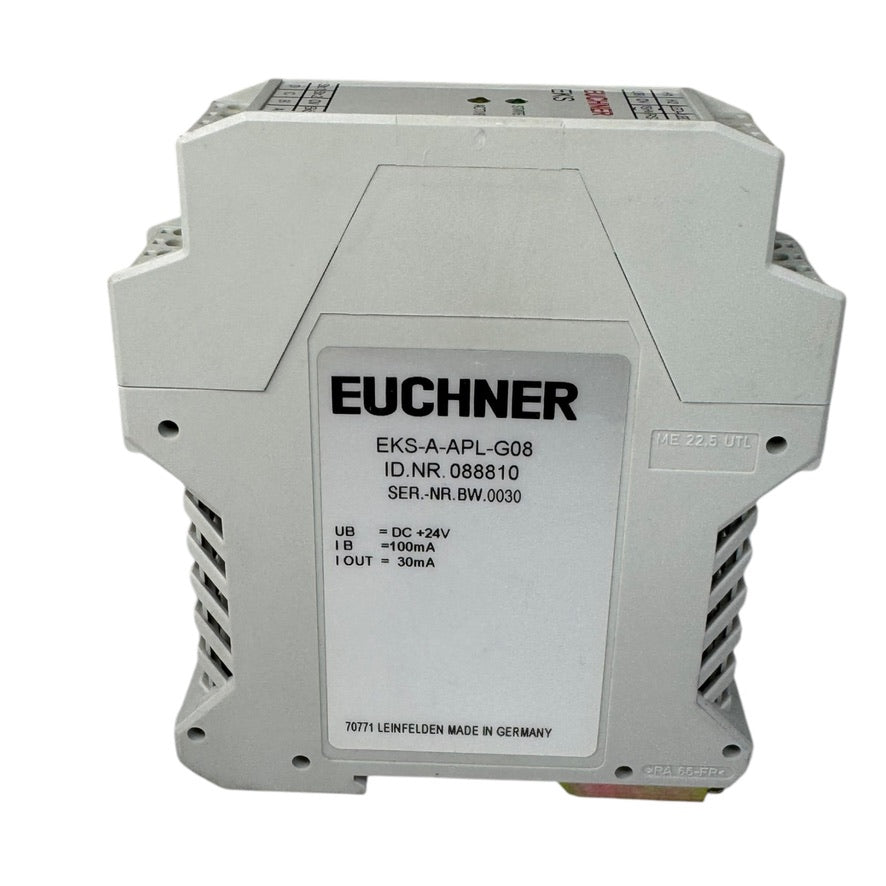Euchner EKS-A-APL-G08 088810 Schlüsselsystem Interface Module 24VDC 100mA 30mA