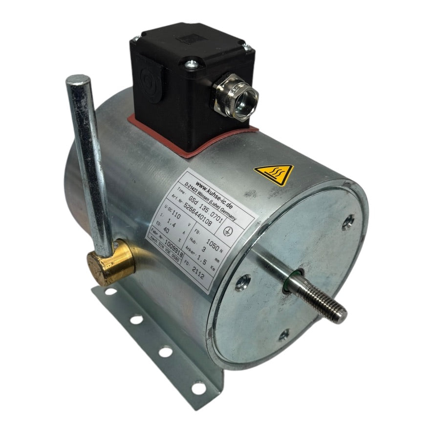 Kuhse GSD135.0701 5266440108 Doppelspreizmagnet 110VDC 1,4A Hub 3mm 40% ED