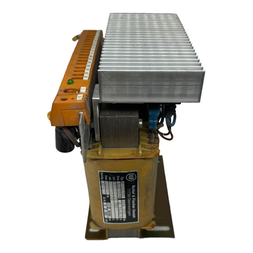 Roller & Fischer DNG500S 206778 3Phasen Transformator 24VDC 50-60HZ 500VA 230-500V
