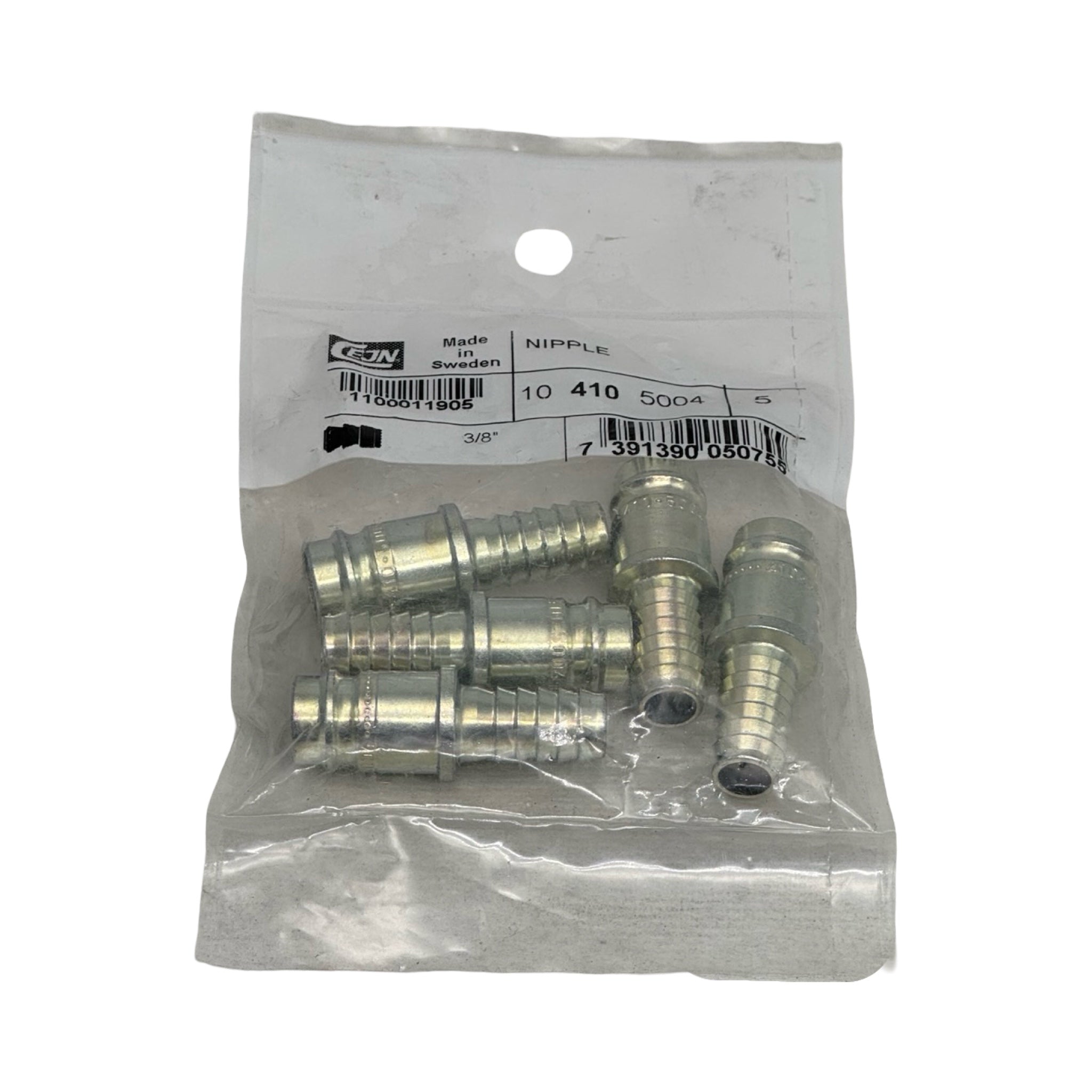 5x CEJN 10 410 5004 Druckluft Stecknippel Nippel 3/8” Schnellkupplung