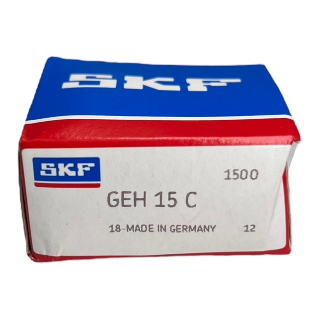 3x SKF GEH15C Radial-Gelenklager 15x30x16/10mm