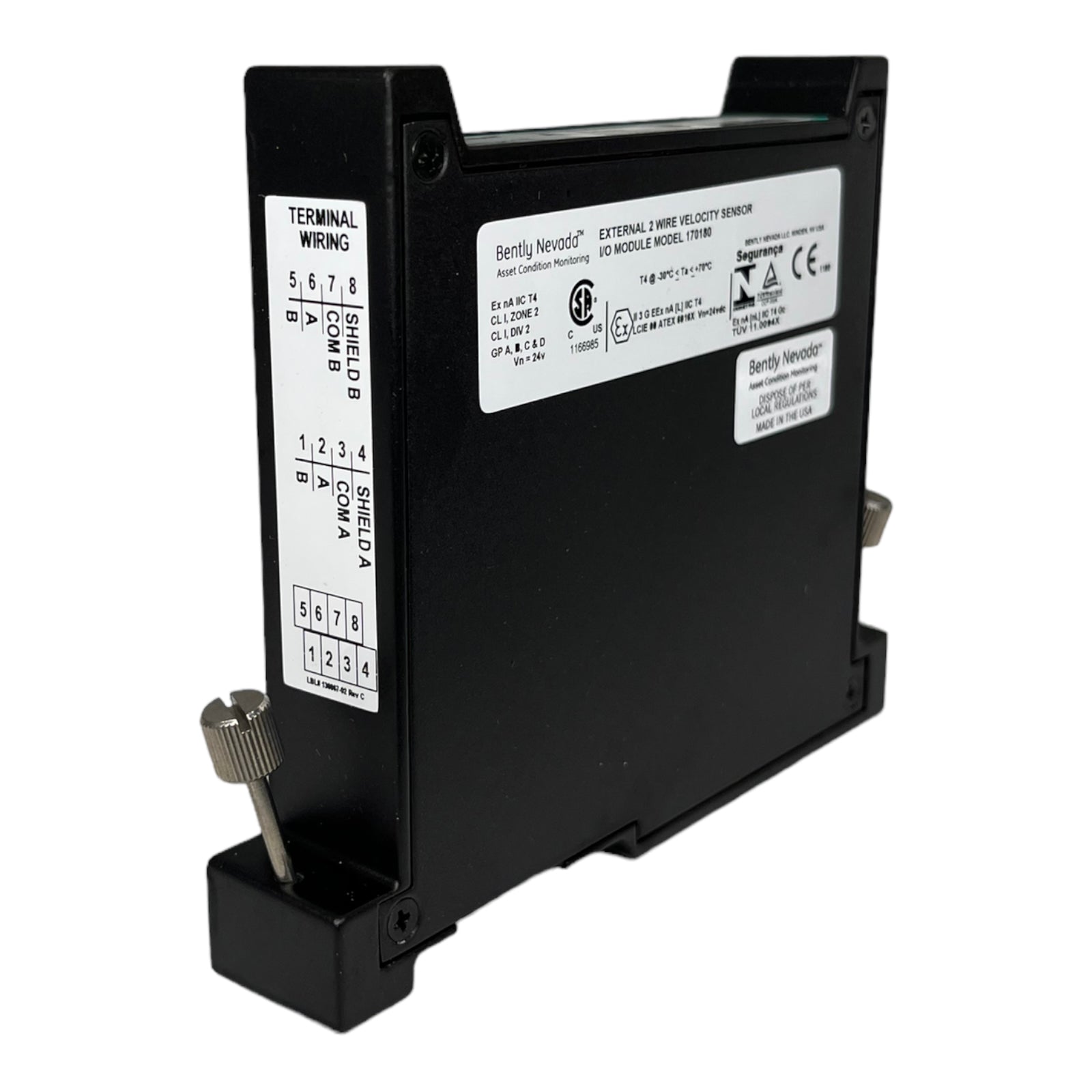 Bently Nevada 170180-02-00 170180 Externer Modul-Wandler 2-Draht-Schnittstelle