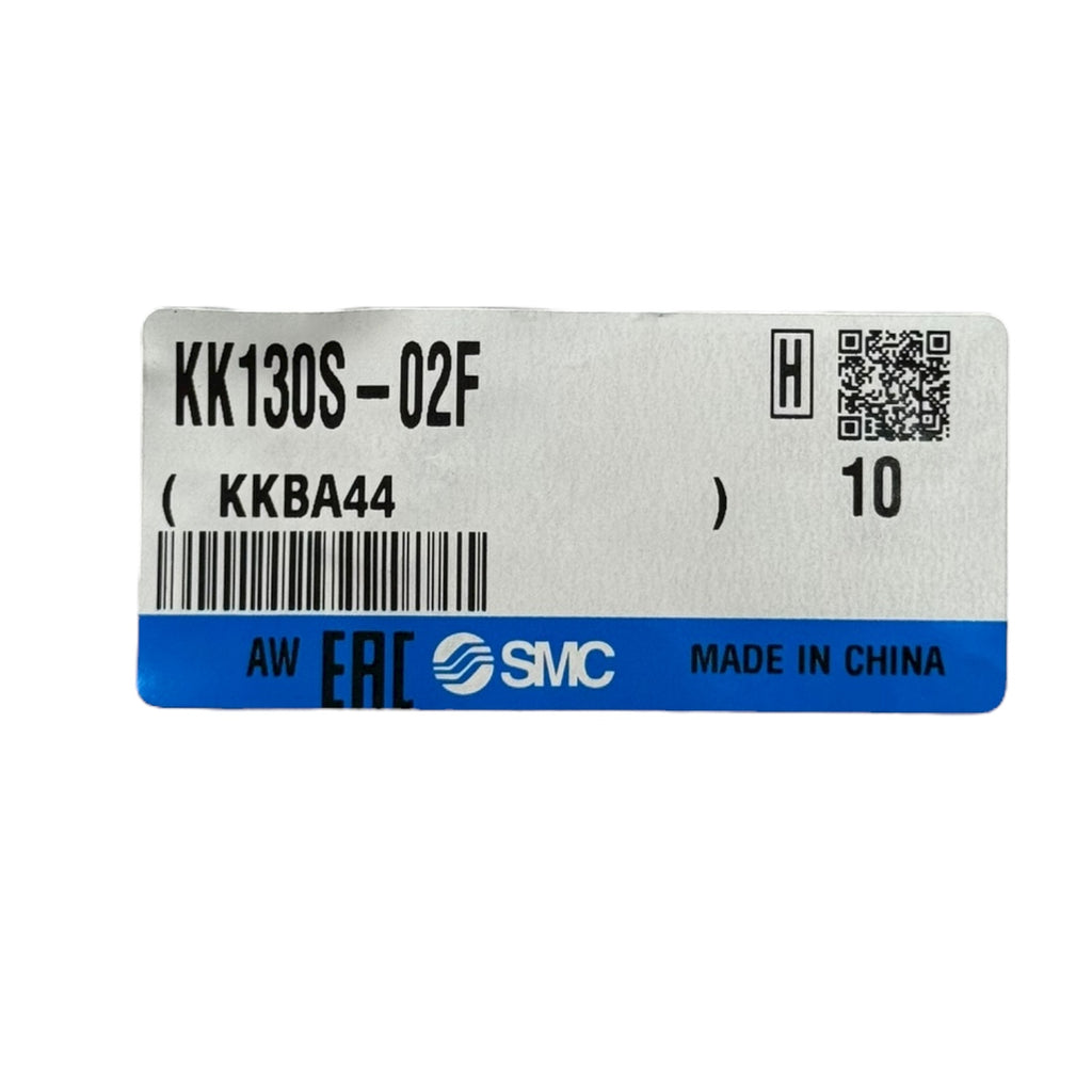 2x SMC KK130S-02F Schnellkupplung Pneumatik Kupplungsstecker 1/4” Anschluss