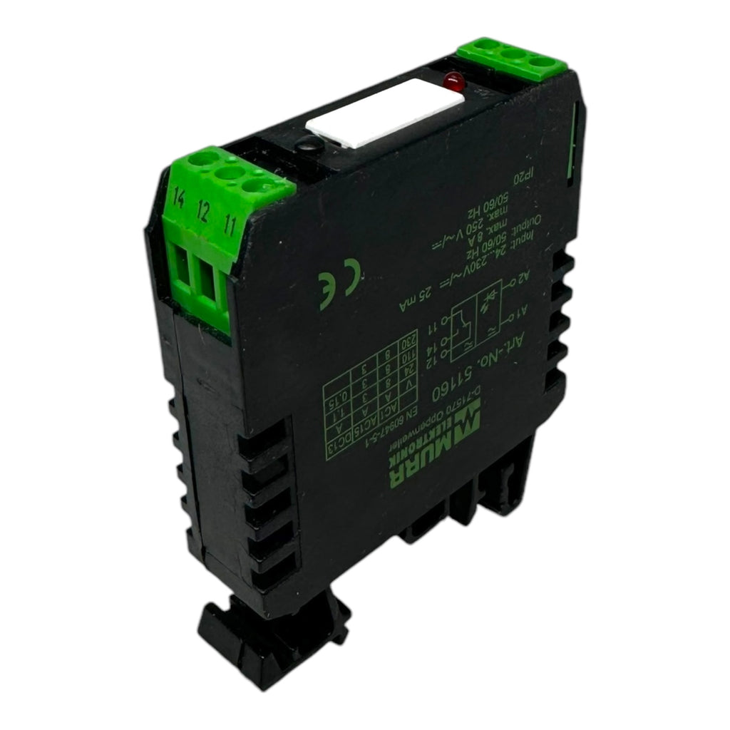 Murr Elektronik 51160 RMI 11 Ausgangsrelais 24-230 VAC/DC 7mA 8A 3polig