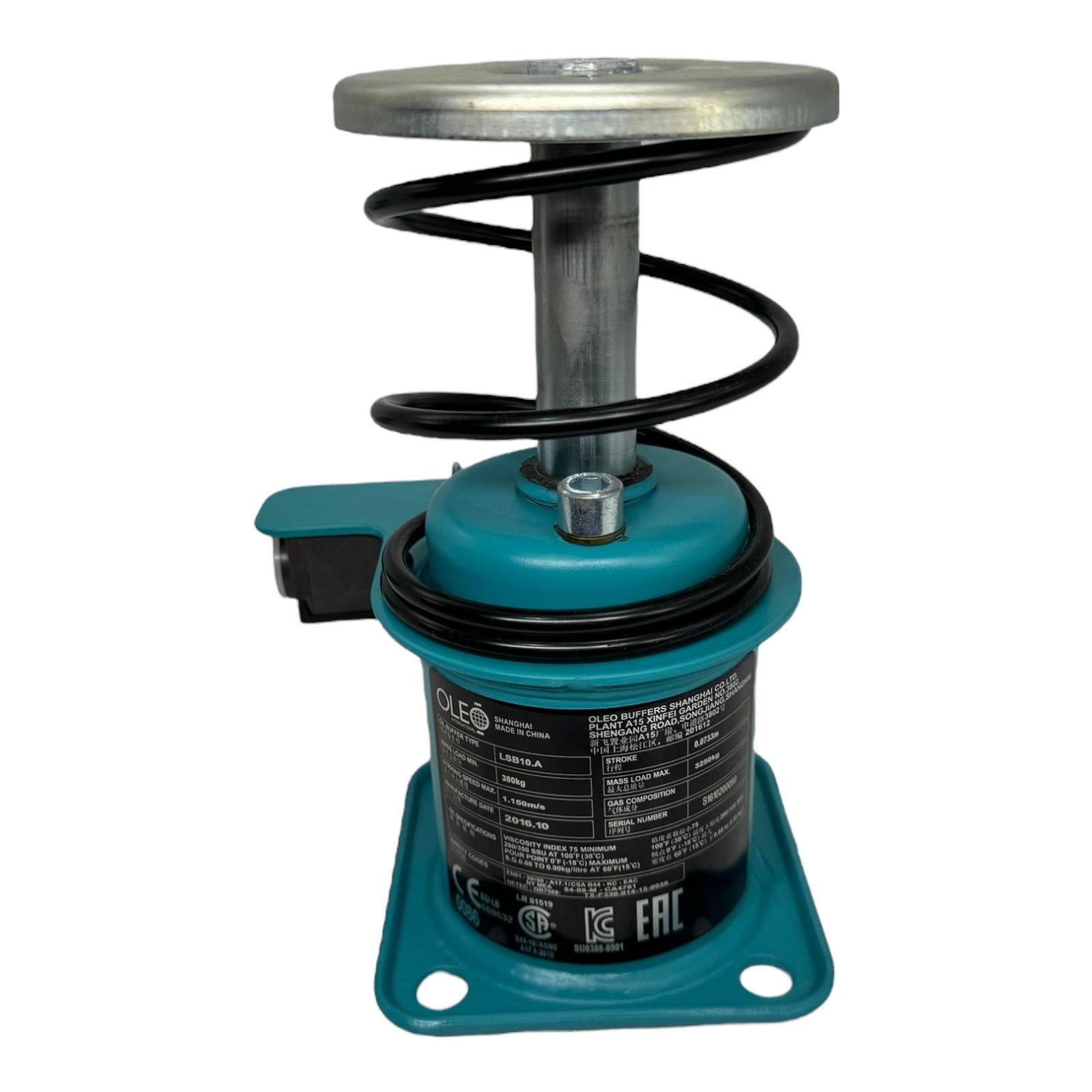OLEO LSB10A TR23611ZU90 Schmersal Oil buffer Ölpuffer 380Kg-3250Kg 500V 6kV