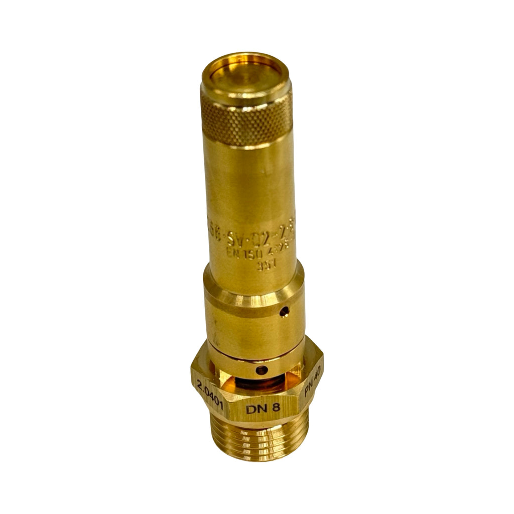 EWO Sicherheitsventil 351.256 7.1 DN8 G1/2 7,1bar PN40 Messing Druckluft