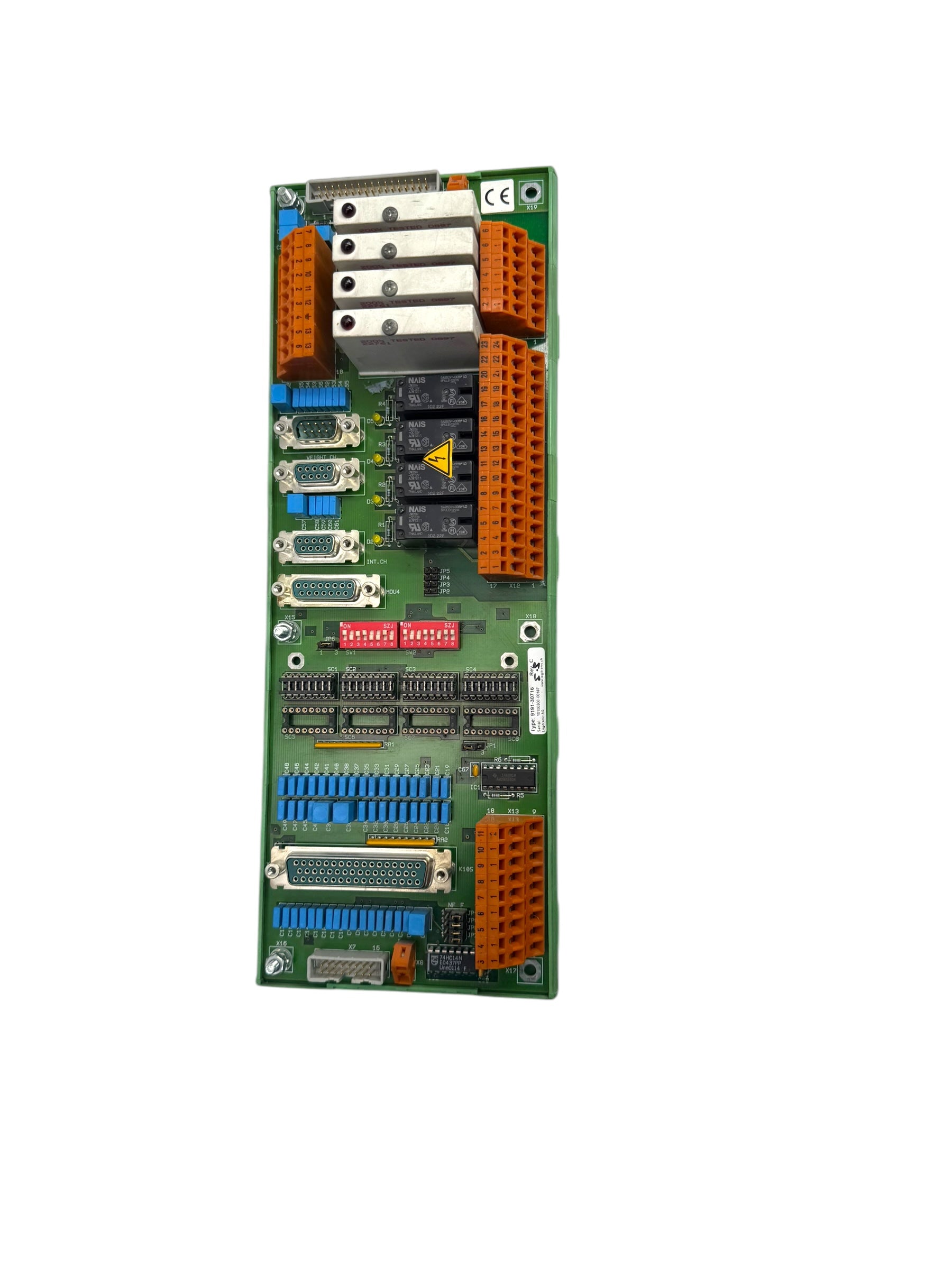 K-TRON 9191-30716A 919130716A Circuit Board Control Leiterplatte Steuerung D-SUB
