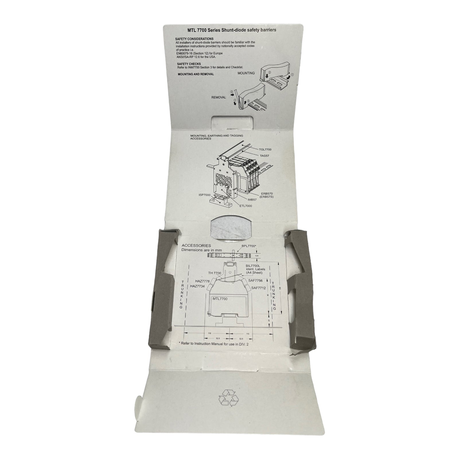 MTL MTL7728- Shunt-Diode Sicherheitsbarriere ATEX 28VDC 93mA 300Ω