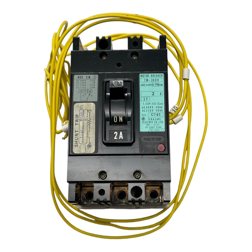 Terasaki Electric TM30DR Leistungsschalter circuit breaker 2A 400/440V 0,75kW