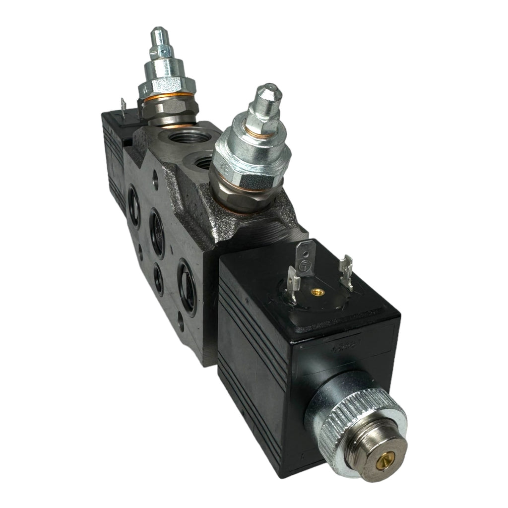 Bucher Hydraulics HDS11 64120 Steuerblock Wegeventil 2x Magnetspulen 12VDC 36W