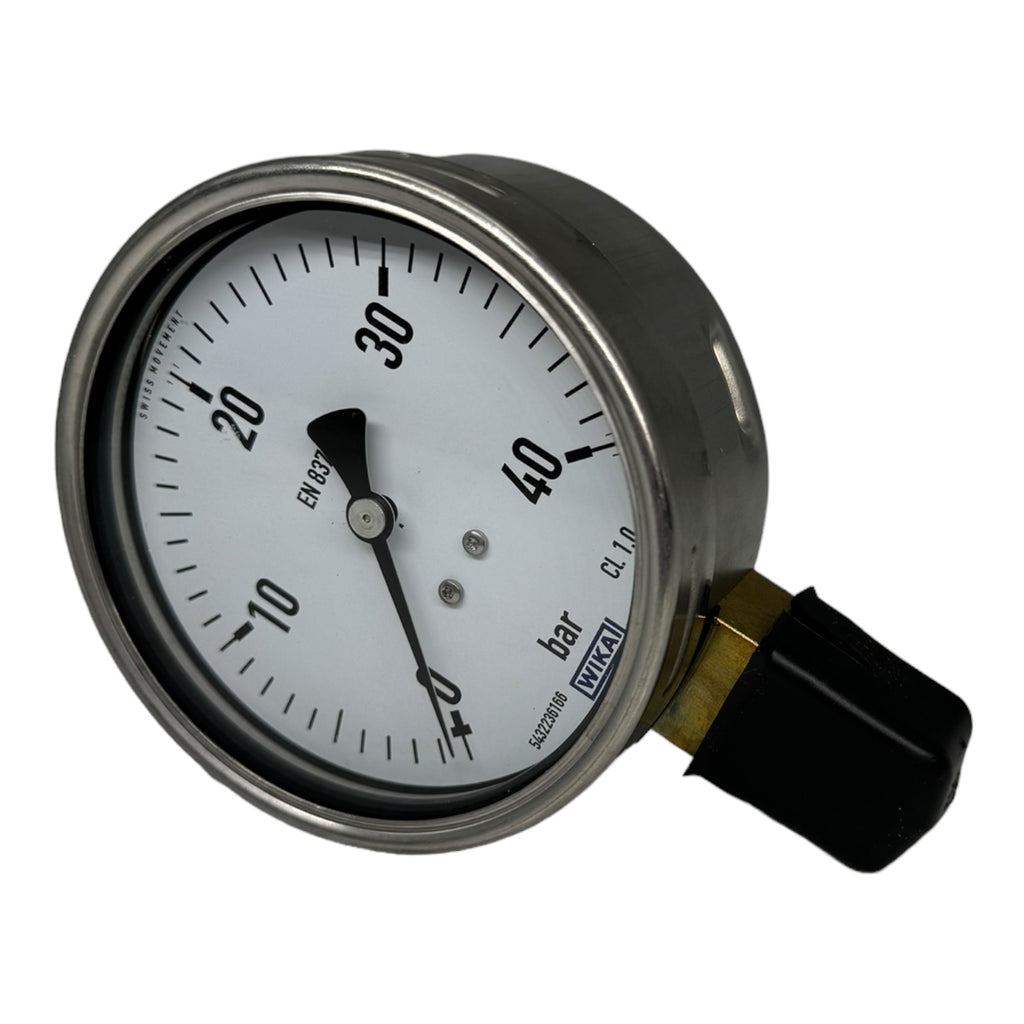 Wika EN837-1 Manometer CL. 1.0 0...40bar Senkrecht Aussengewinde 1/2"