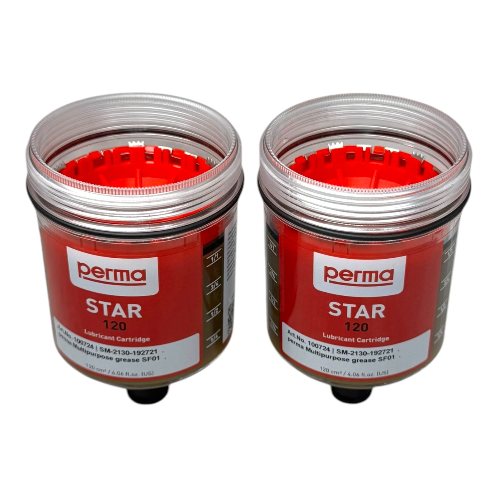 2x Perma 120 100724 SF01 Multipurpose grease Lubricant Cartridge Schmierstoff