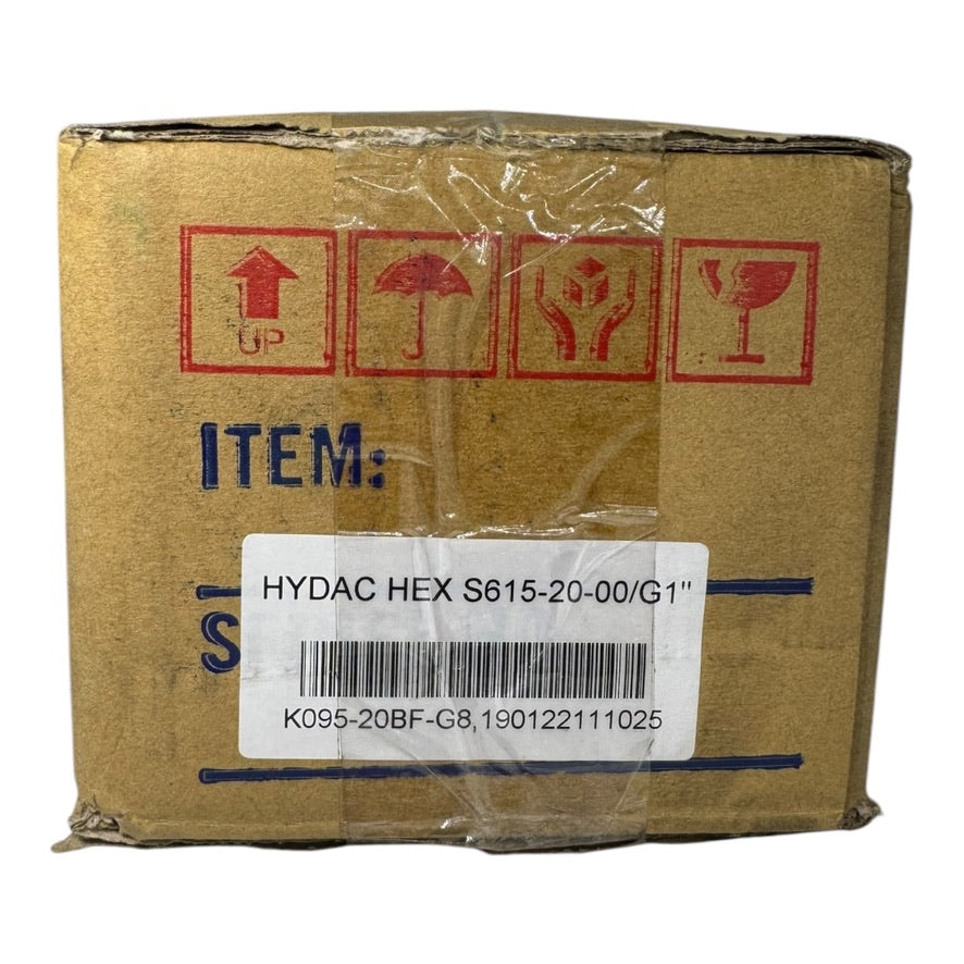 HYDAC HEX S615-20-00/G1" 3366788 Plattenwärmetauscher 200°C 30bar G1"