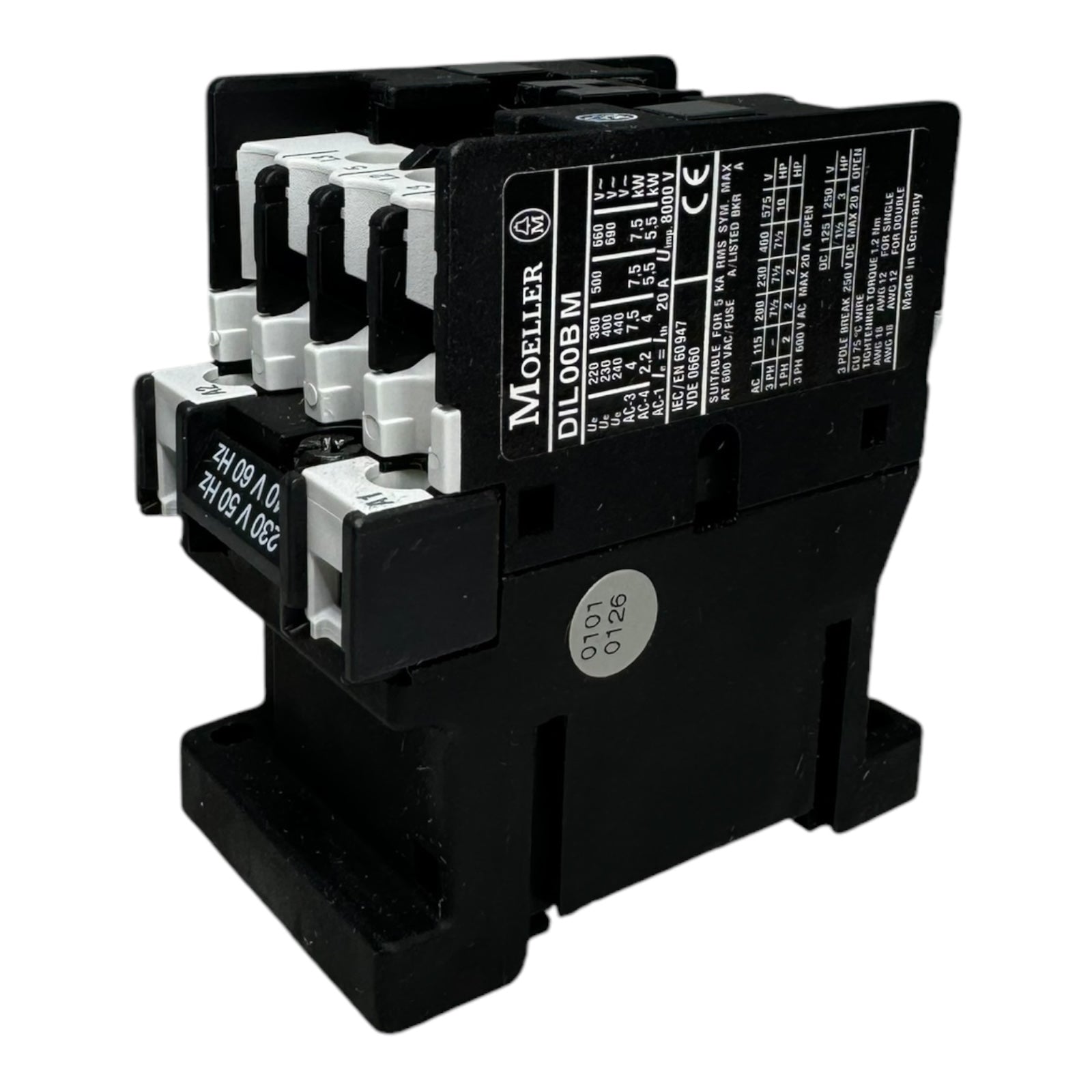 Klöckner Moeller DILO0AM Leistungsschütz Contactor 11kW 400V Spule 230V 3p