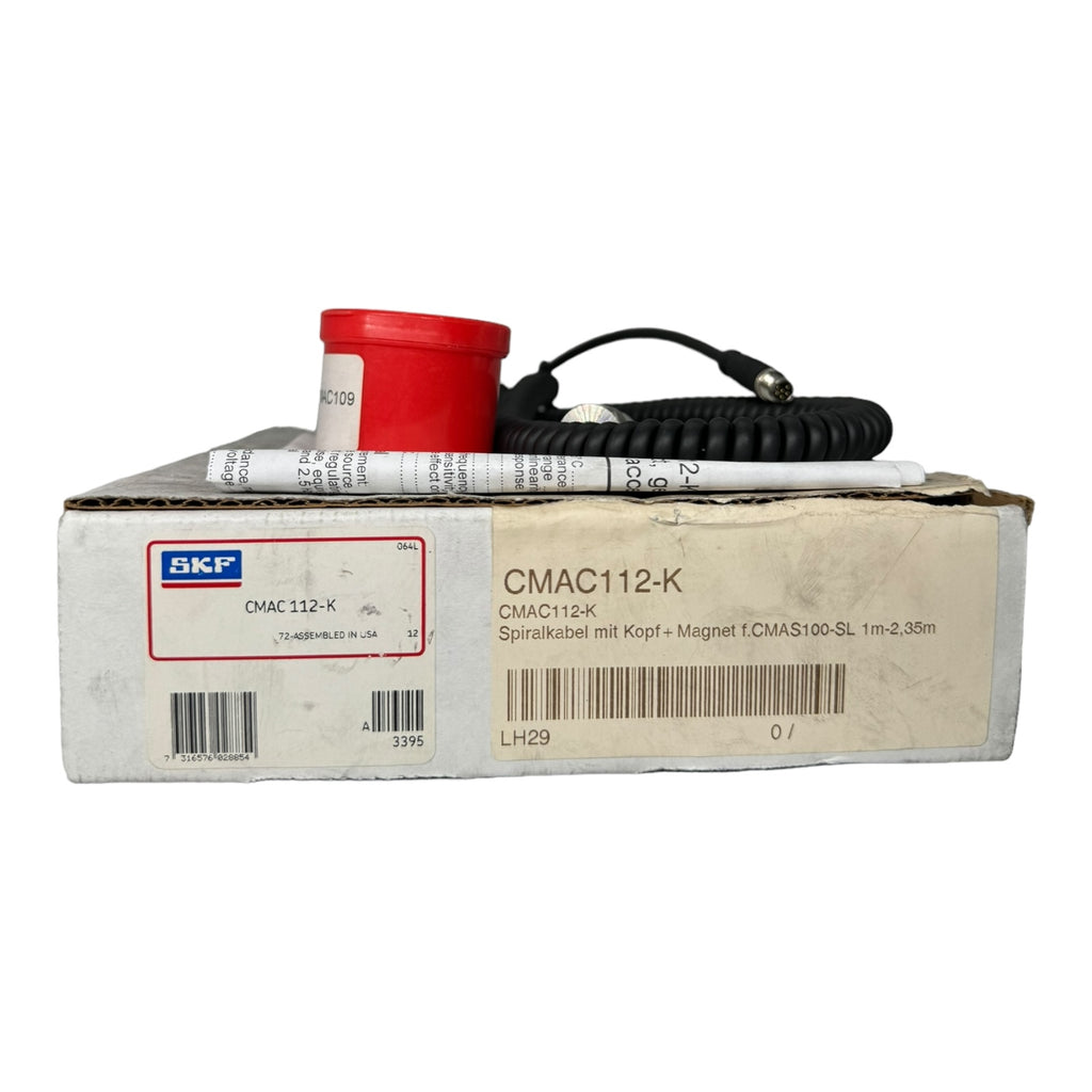SKF CMAC112K CMAC112-K Beschleunigungssensor-Kit 100mV/g 30kHz 12VDC M8 6-Pin