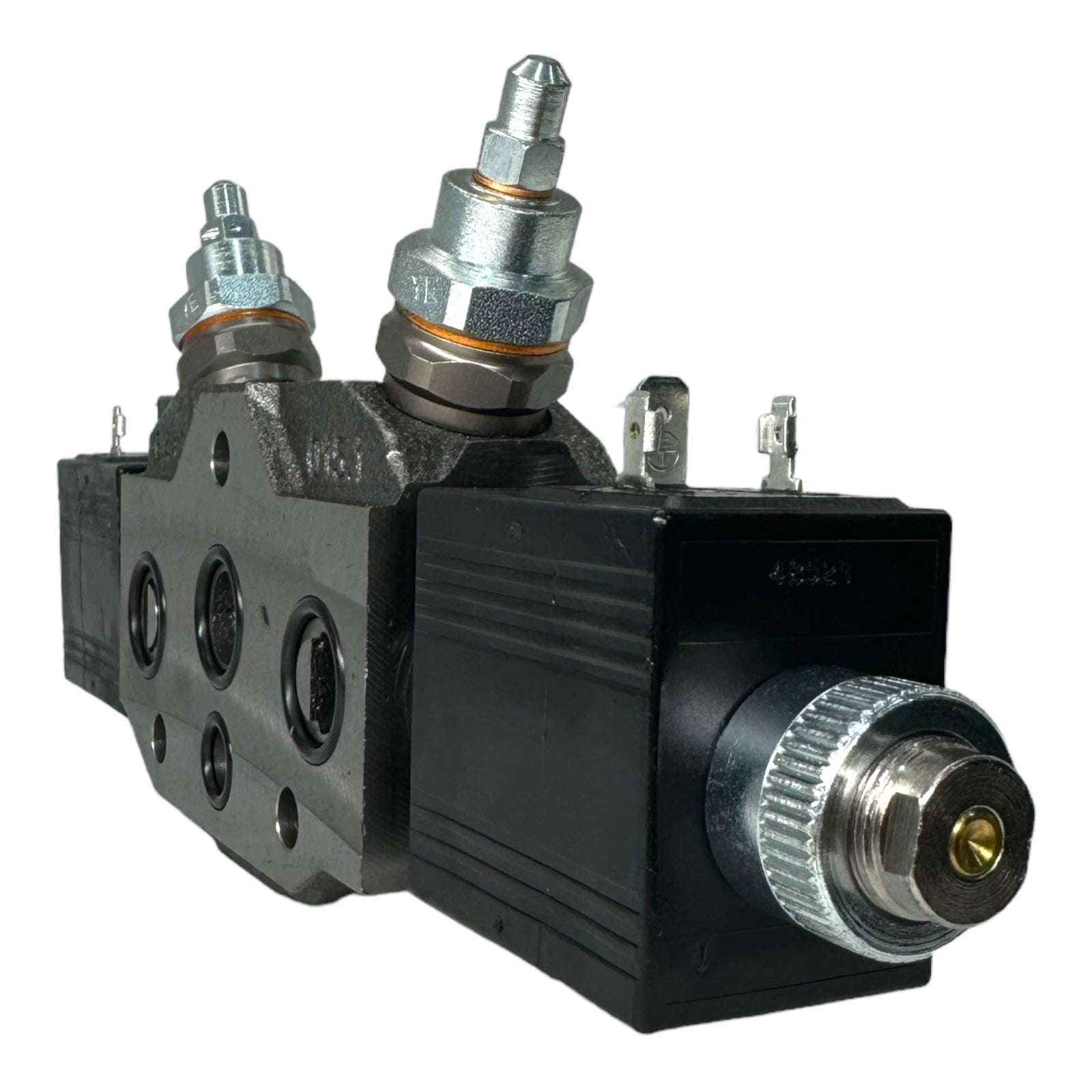 Bucher Hydraulics HDS11 64120 Steuerblock Wegeventil 2x Magnetspulen 12VDC 36W