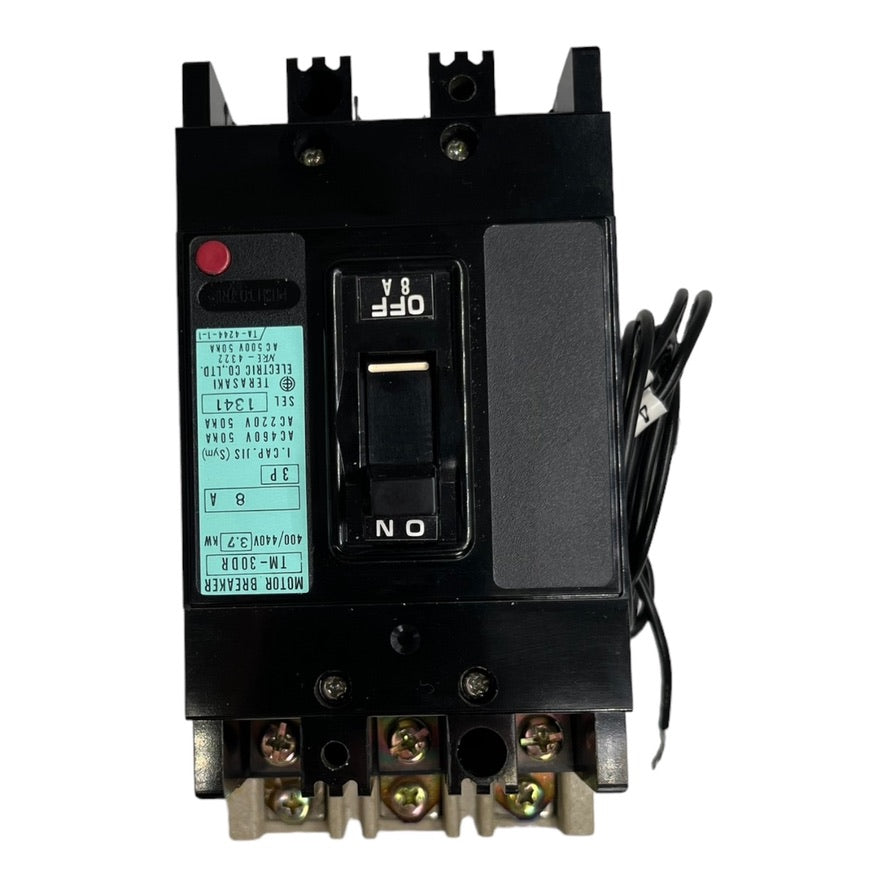 Terasaki Electric TM30DR Leistungsschalter motor circuit breaker 3P 400/440V 8A