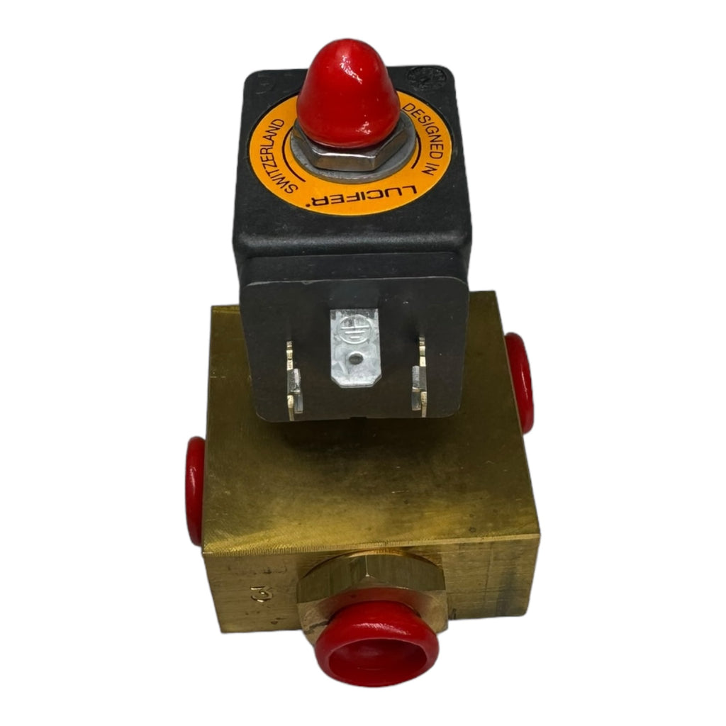 Parker Lucifer E131E03 481865C2D5BF 3/2 Wege-Magnetventil mit Spule 7bar 24V 9W 2,5-6mm
