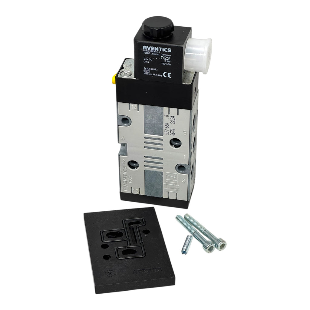 Aventics CD07 5/2-Wege Magnetventil 57766002 24DC Spule 022 24VDC 2.1W