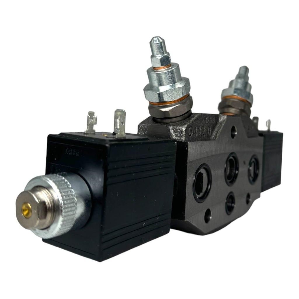 Bucher Hydraulics HDS11 64120 Steuerblock Wegeventil 2x Magnetspulen 12VDC 36W