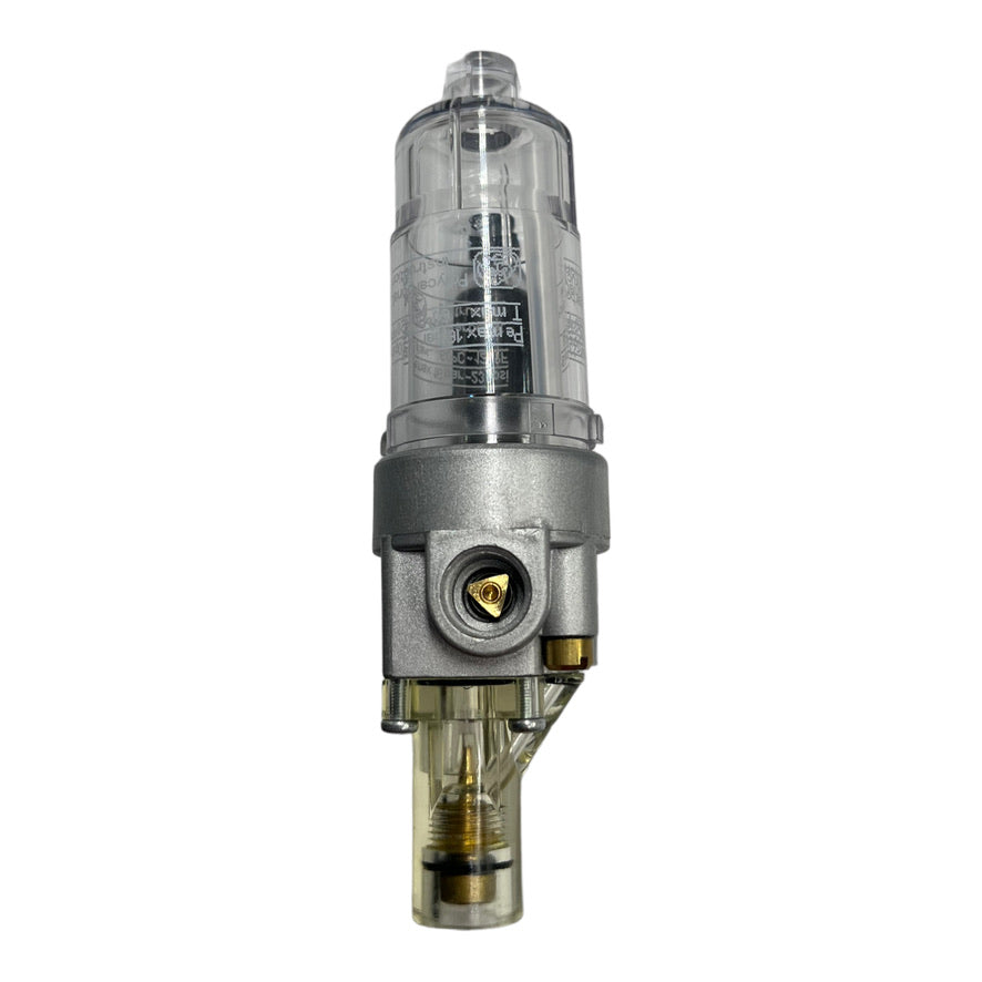 Riegler 84502K Wartungseinheit G1/4 3-teilig 0,5-10bar PC-Behälter+Manometer